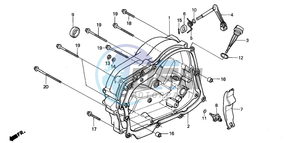 RIGHT CRANKCASE COVER