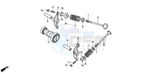 C50S drawing CAMSHAFT/VALVE (C50SP/C50ST)