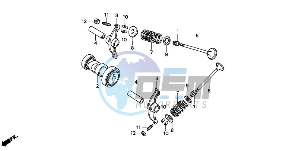 CAMSHAFT/VALVE (C50SP/C50ST)