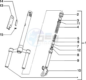 Typhoon 50 drawing Steering column