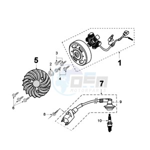 FIGHT 3 A ICE BLADE drawing IGNITION PART