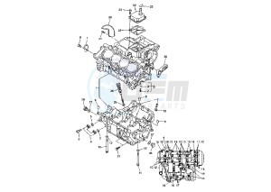 YZF R 6 600 drawing CRANKCASE