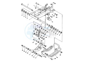 YFM X WARRIOR 350 drawing REAR ARM