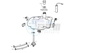 ATLANTIS - 50 CC Euro 2 4T drawing FUEL TANK