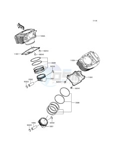 VULCAN 900 CUSTOM VN900CFFA GB XX (EU ME A(FRICA) drawing Cylinder/Piston(s)