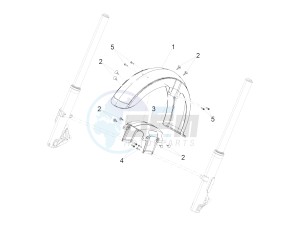 MGX 21 FLYING FORTRESS 1380 USA drawing Front mudguard-Pillar