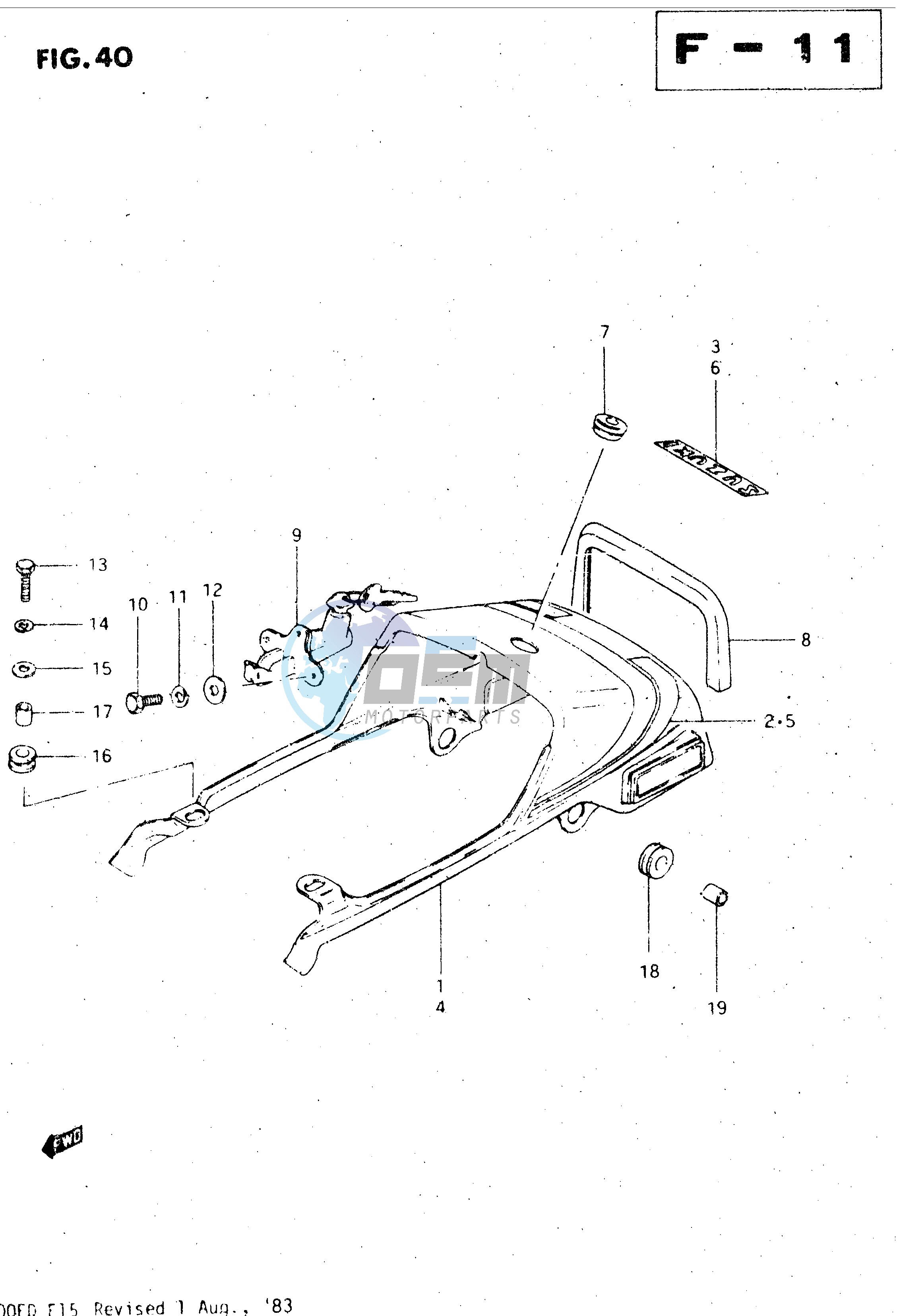 SEAT TAIL COVER (MODEL D)