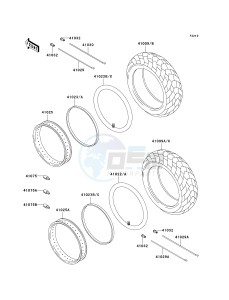 VN 1500 D[VULCAN 1500 CLASSIC] (D1-D2) [VULCAN 1500 CLASSIC] drawing TIRES