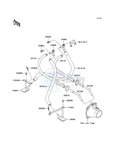 JET SKI STX-12F JT1200D7F FR drawing Bilge System