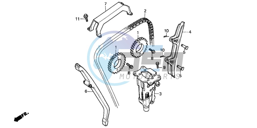 CAM CHAIN/TENSIONER