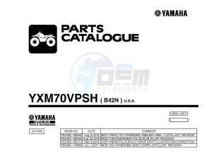 YXM700ES YXM70VPSH (B42N) drawing .1-Front-Page