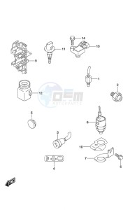 DF 9.9B drawing Sensor/Switch Remote Control