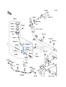 VN900_CUSTOM VN900C9FA GB XX (EU ME A(FRICA) drawing Rear Master Cylinder