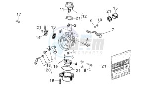 RX 50 drawing Carburettor II