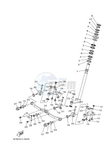 MW125 TRICITY 125 (2CMJ 2CMK) drawing STEERING 2