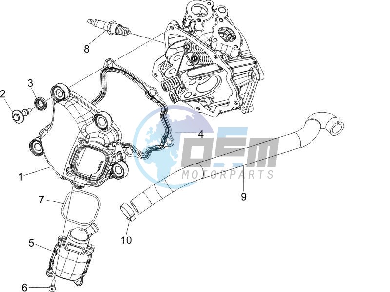 Cylinder head cover