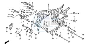 VT1100D2 drawing FRAME BODY