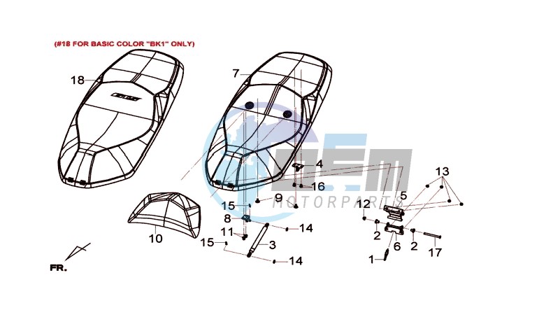 BUDDYSEAT / REAR LUGGAGE FRAME /