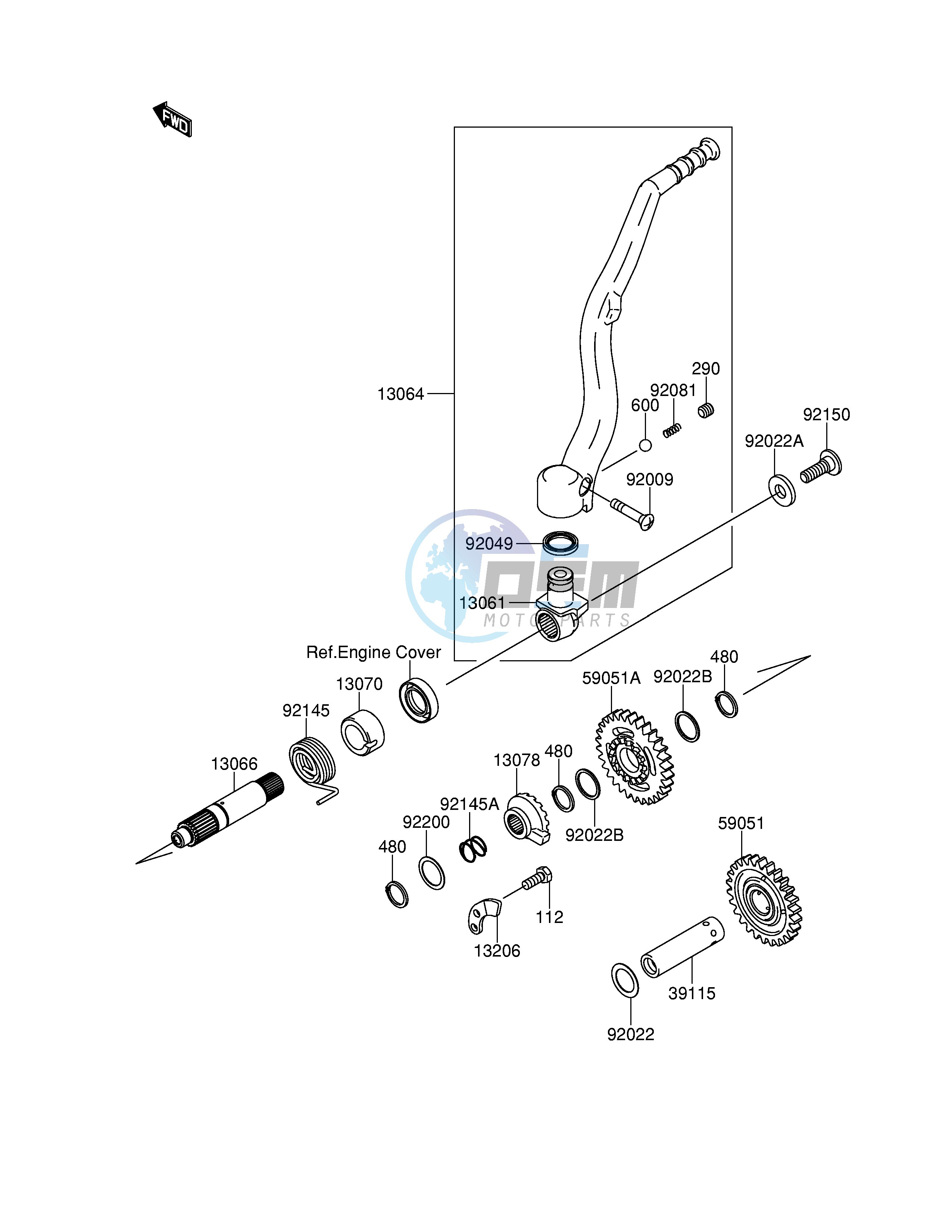 KICKSTARTER MECHANISM