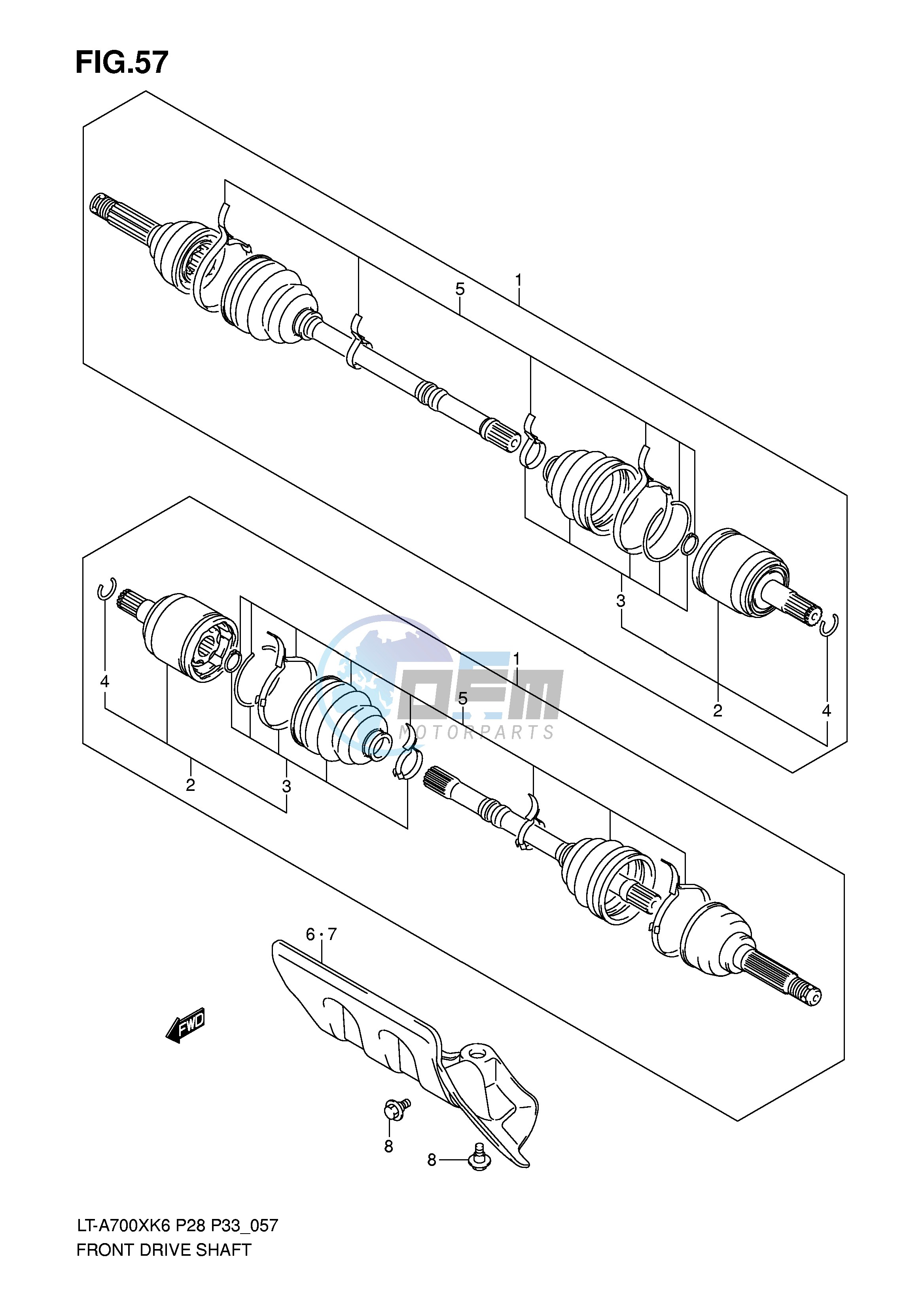 FRONT DRIVE SHAFT