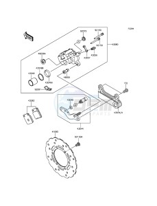 KLX125 KLX125CEF XX (EU ME A(FRICA) drawing Rear Brake