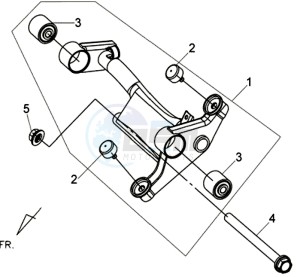 JOYRIDE S 125I (LF12W2-EU) (L7-L9) drawing ENGINE MOUNT