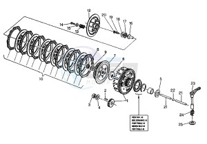 CANYON 500 drawing CLUTCH