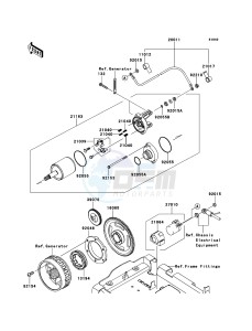 KVF750_4X4_EPS KVF750GCF EU GB drawing Starter Motor