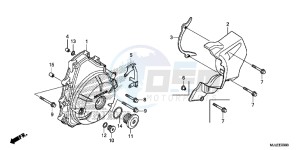 NC750SAF NC750S 4ED - (4ED) drawing A.C. GENERATOR COVER