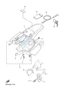 PW50 (2SA5 2SA6) drawing SIDE COVER