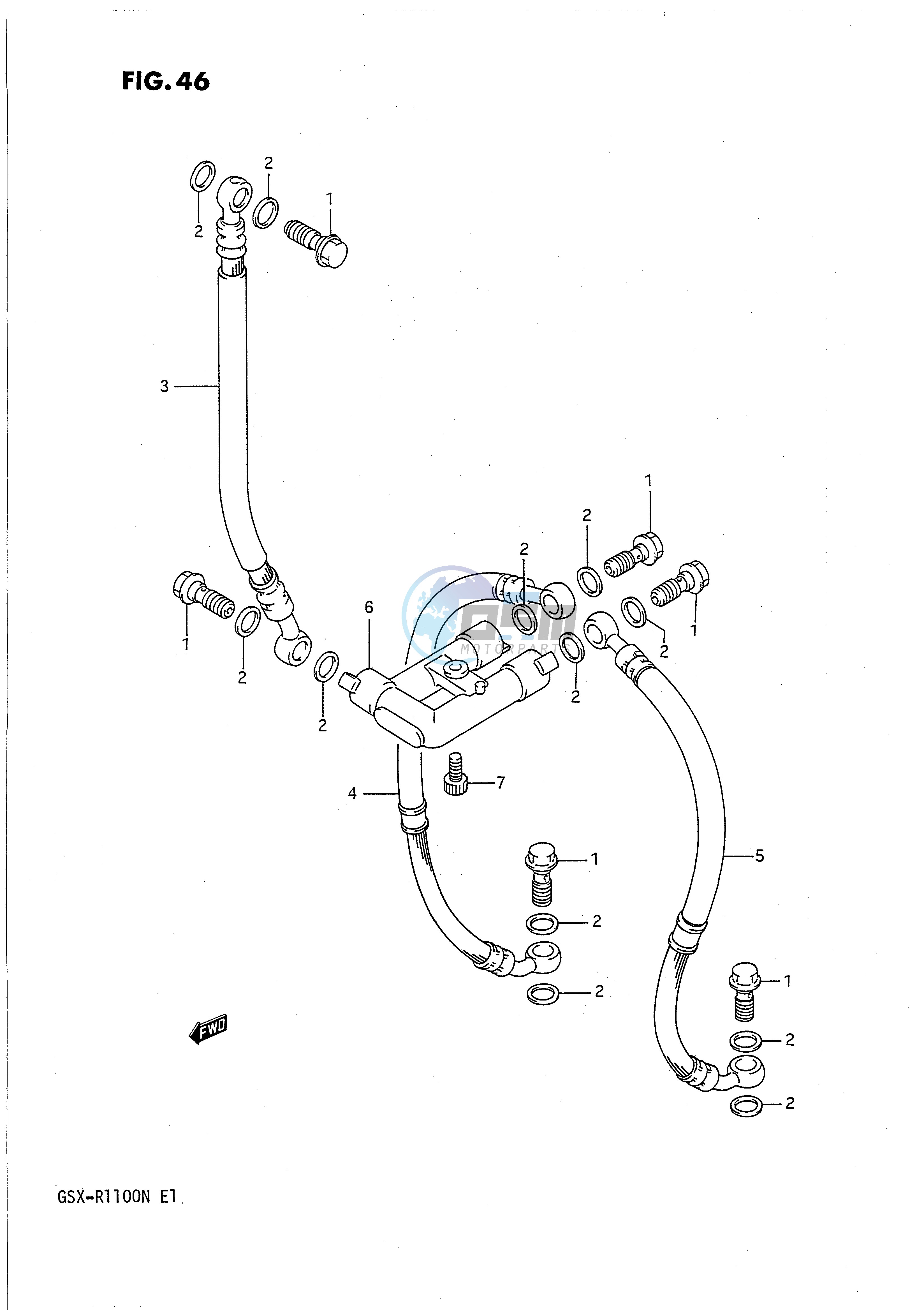 FRONT BRAKE HOSE