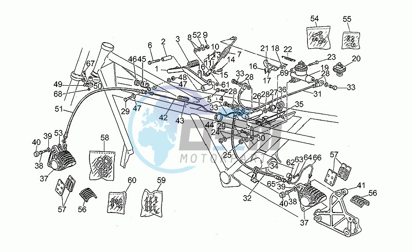 Rear master cylinder