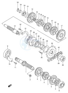 GN250 (E2) drawing TRANSMISSION