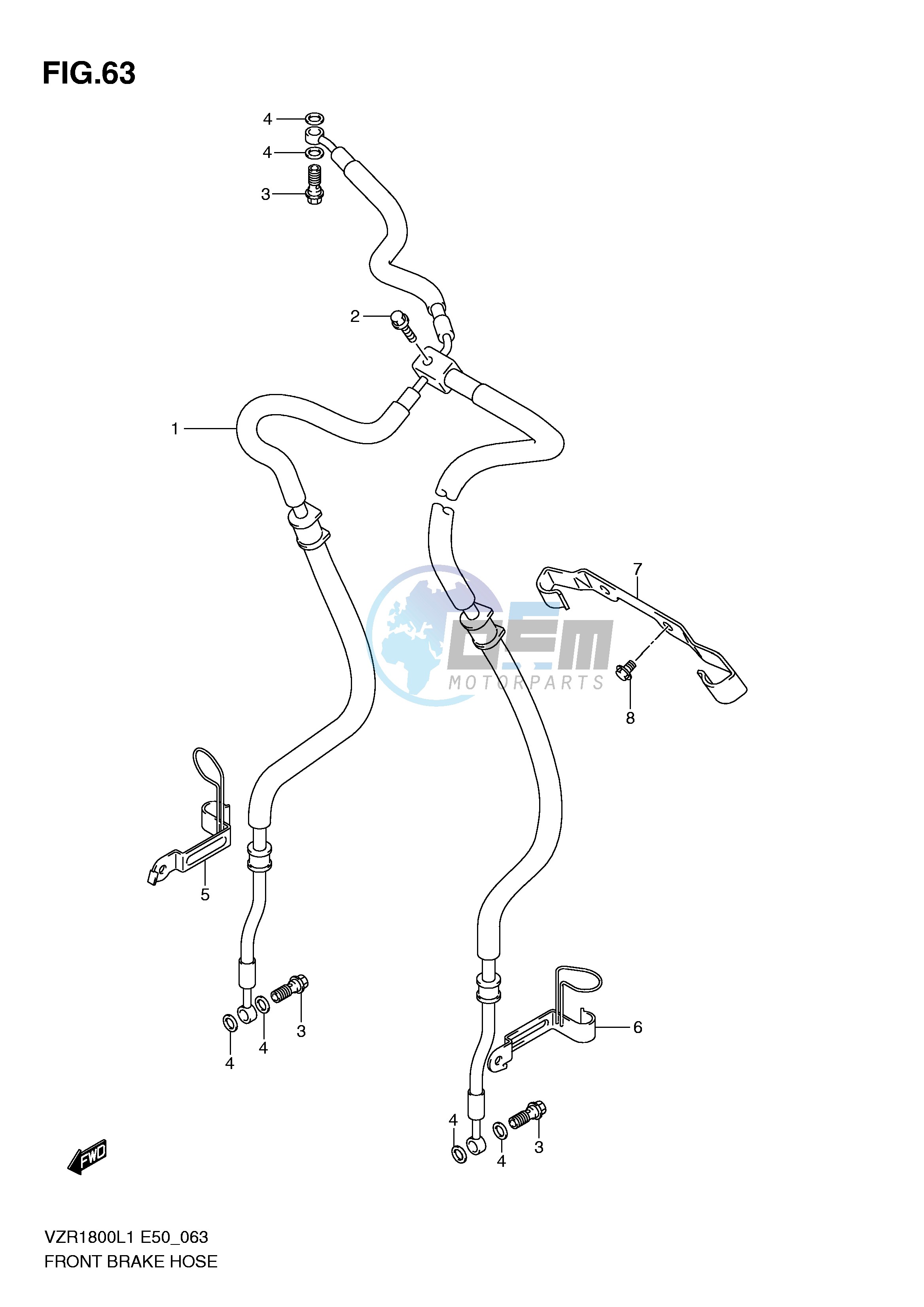 FRONT BRAKE HOSE