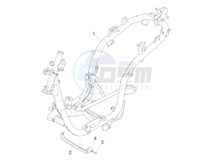 Medley 125 4T ie ABS E4 (EMEA) drawing Frame/bodywork