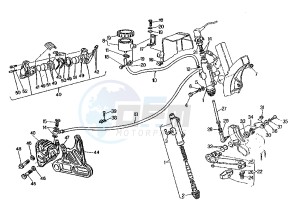 W8 125 drawing REAR BRAKE SYSTEM