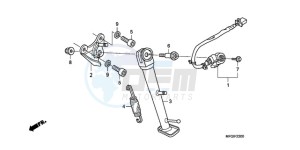 CB600F3A Europe Direct - (ED / ST) drawing STAND