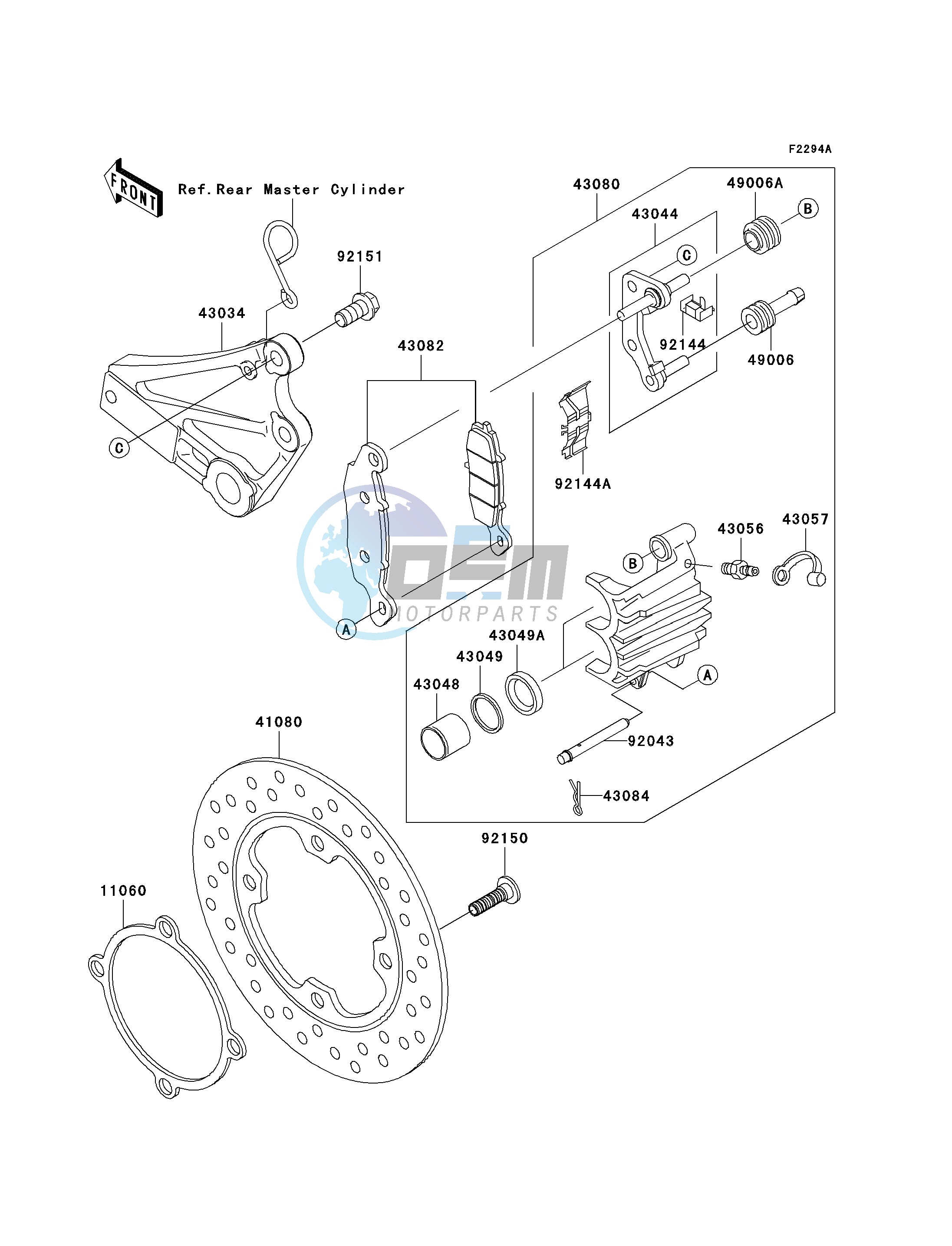 REAR BRAKE-- H4_H5- -