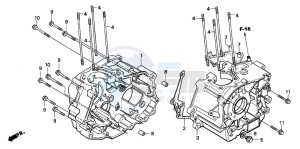 CMX250C REBEL drawing CRANKCASE