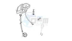 SENDA SM X-TREM - 50 CC EU2 drawing METER