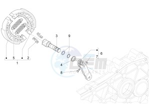 PRIMAVERA 50 4T-3V NOABS E4 (APAC) drawing Rear brake - Brake jaw