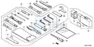 VT750C2BC drawing TOOLS