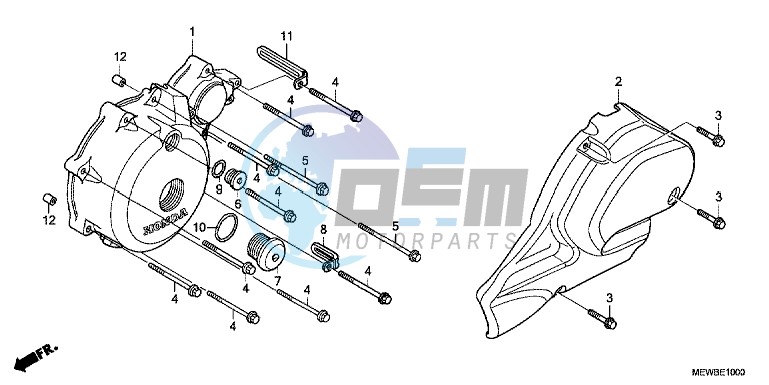 LEFT CRANKCASE COVER