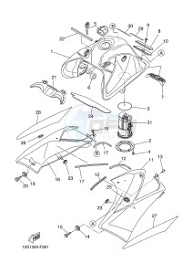 XT660X (10SC 10SC 10SC 10SC) drawing FUEL TANK