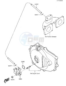 JS 650 A [650 SX] (A1) [650 SX] drawing OIL PUMP