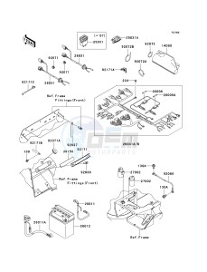 KAF 400 C [MULE 610 4X4 HARDWOODS GREEN HD] (C6F-C9F) C6F drawing CHASSIS ELECTRICAL EQUIPMENT