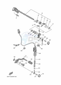 TRACER 9 GT MTT890D (BAP1) drawing SHIFT SHAFT