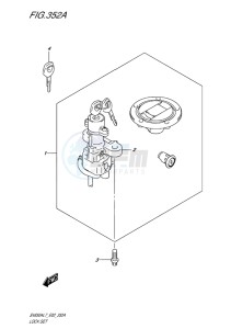 SV650 ABS EU drawing LOCK SET