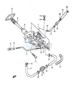 DT 55 drawing Oil Pump (1993 to 1997)