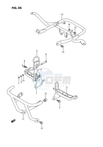 LT-F160 (P28) drawing FOOTREST